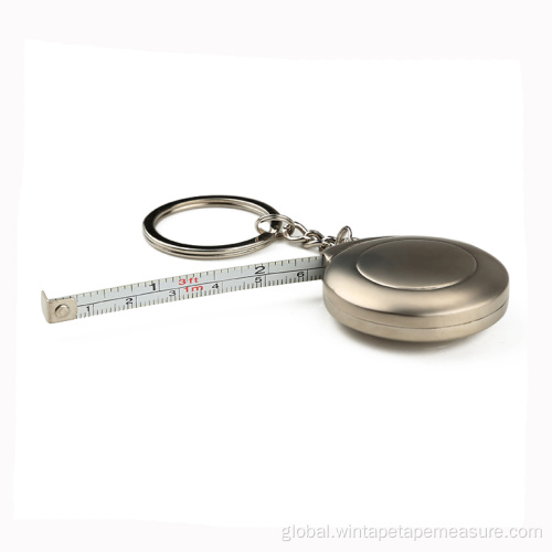 Stainless Steel Keychain Tape Measure in Stainless Steel Case Manufactory